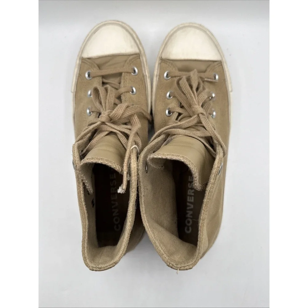 Converse Custom Chuck Taylor All Star PC Boot Tan Suede Mens 8.5‎ / Womens 10